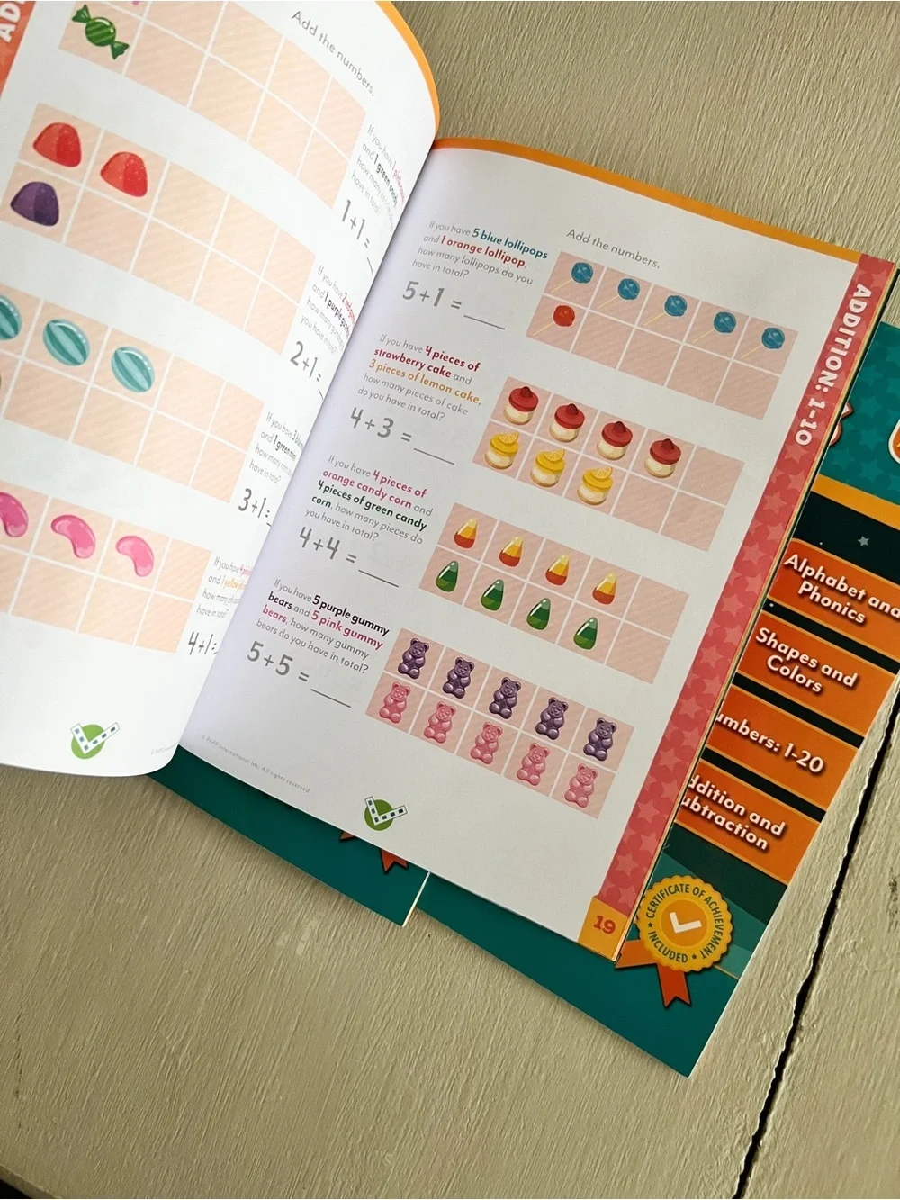 NWT Kindergarten Prep Learning Workbook Set Math Printing Skills Homeschool
